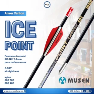 Arrow Musen Pandarus Ice Point Silver Shaft (include point & nock)