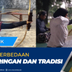 Perbedaan Jemparingan dan Tradisi