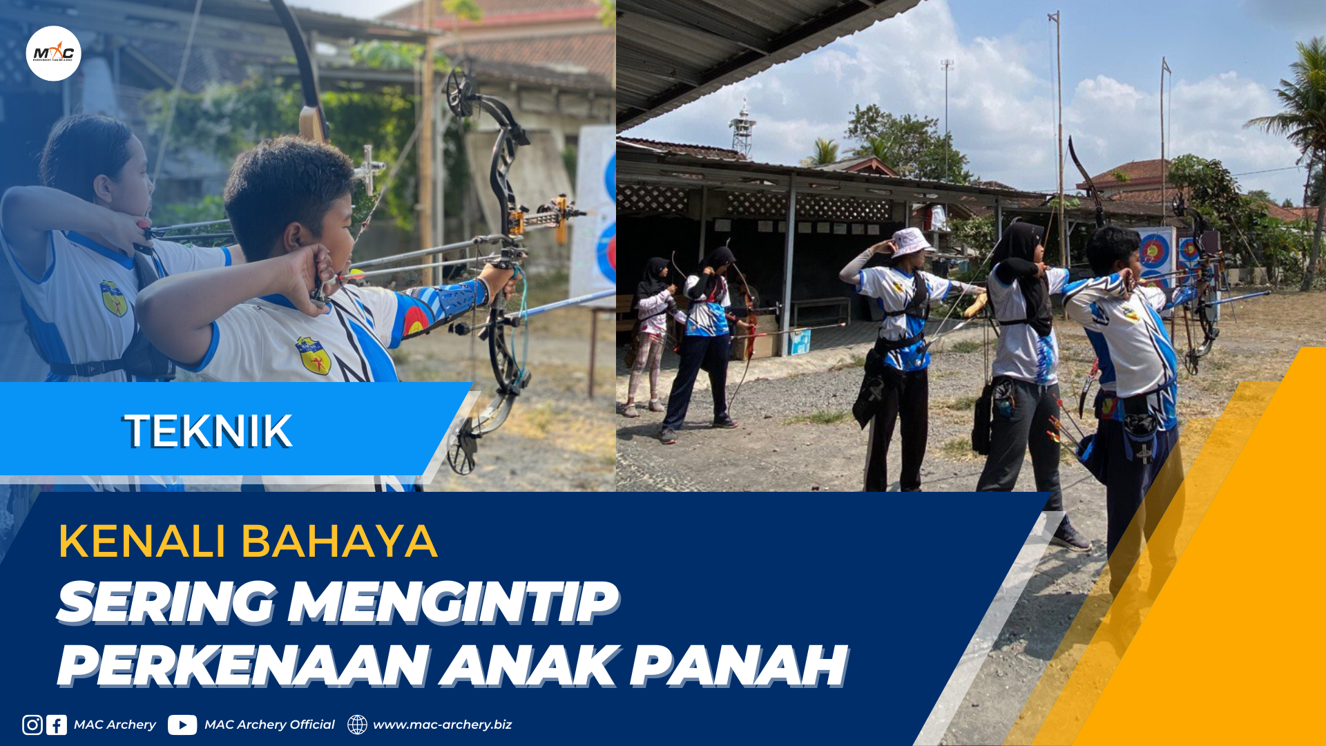 mengintip perkenaan panah